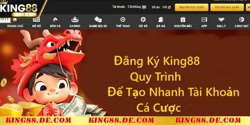 Đăng Ký King88 - Bước Khởi Đầu Chơi Game Đẳng Cấp Quy Trình đăng ký King88 – Đơn Giản và Nhanh Chóng